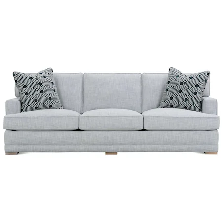 Contemporary Sofa with Track Arms